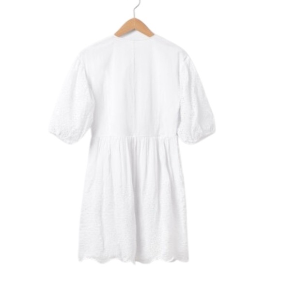 Matilda Jane White Eyelet Button-Front Dress - Picture 2 of 16